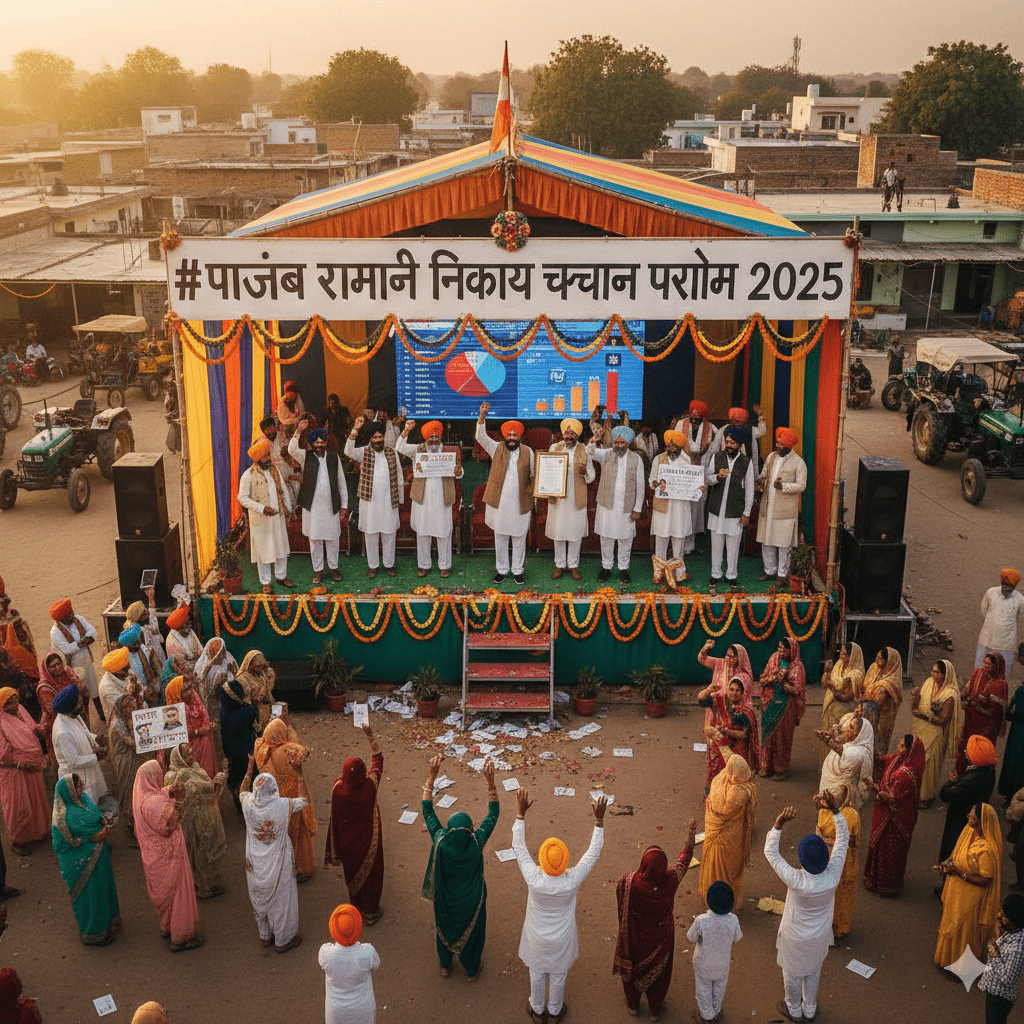 Punjab Rural Body Election Results 2025: पंजाब ग्रामीण निकाय चुनाव का समीकरण और गांवों की नई सरकार का पूर्ण विश्लेषण