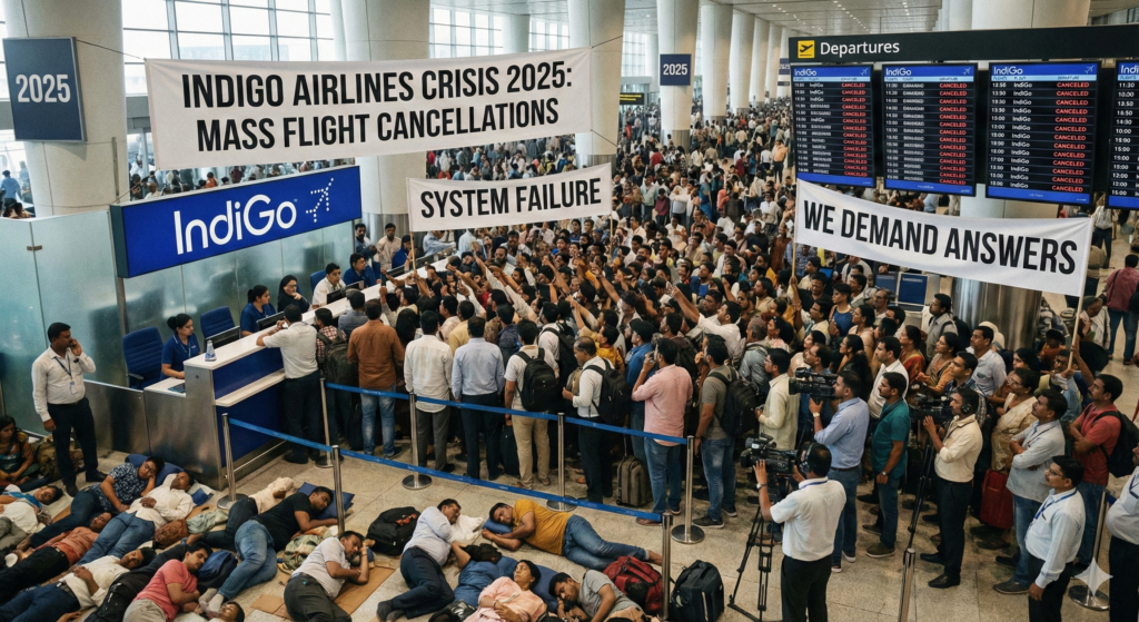 एयरलाइंस पर संकट : हज़ारों फ्लाइट रद्द, यात्रियों की बढ़ीं मुसीबतें